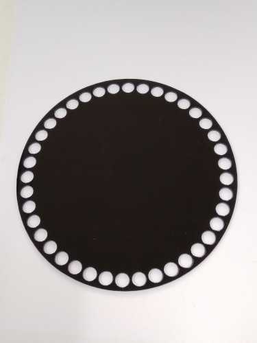 BSZ390 Baza koszyka z plexi - 17cm czarna