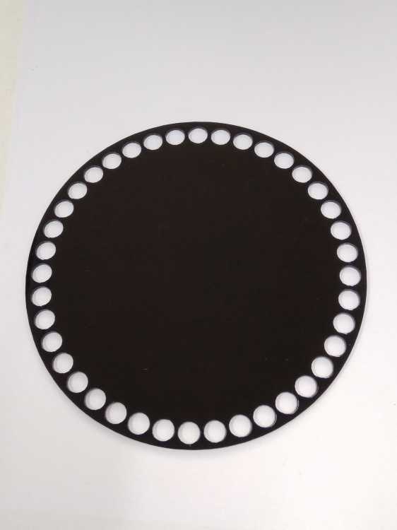 BSZ390 Baza koszyka z plexi - 17cm czarna