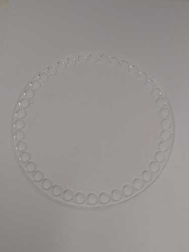 BSZ391 Baza koszyka z plexi - 17cm transparentna