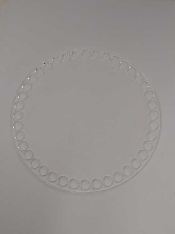 BSZ391 Baza koszyka z plexi - 17cm transparentna