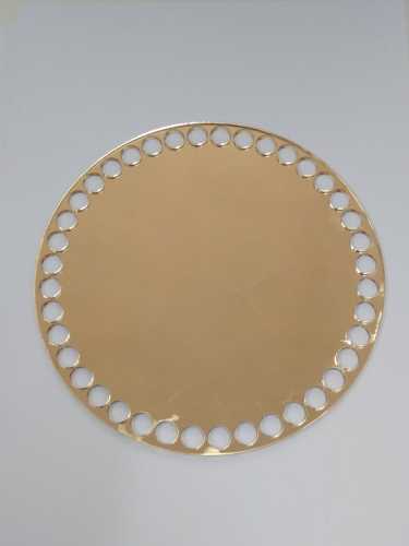 BSZ393 Baza koszyka, lustra z plexi - 17cm lustro złote
