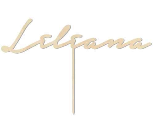 OP322 Cake topper - a name or a word