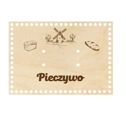 BSZ404-E Baza do szydełkowania - chlebak wzór 1