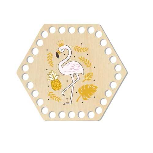 BSZ460-UV Baza koszyka - heksagon 15,3x13,4cm - flaming