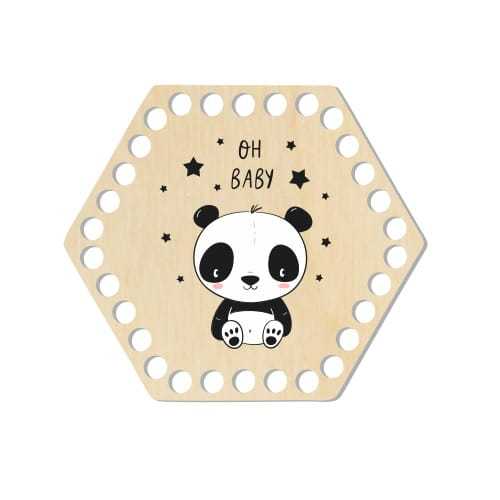 BSZ469-UV Baza koszyka - heksagon 15,3x13,4cm - panda