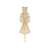 OP340 Wedding cake topper - wedding gown 4b