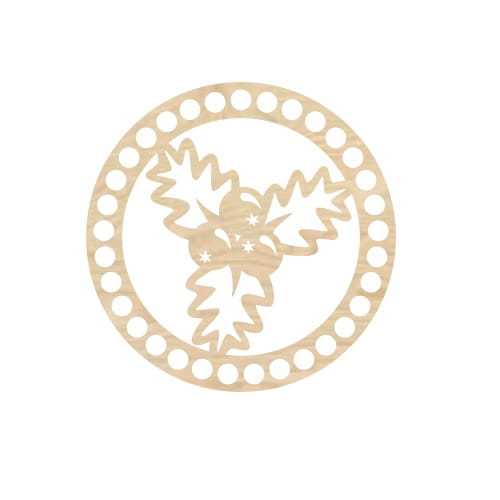 BSZ560 Baza koszyka - koło 15cm - ostrokrzew