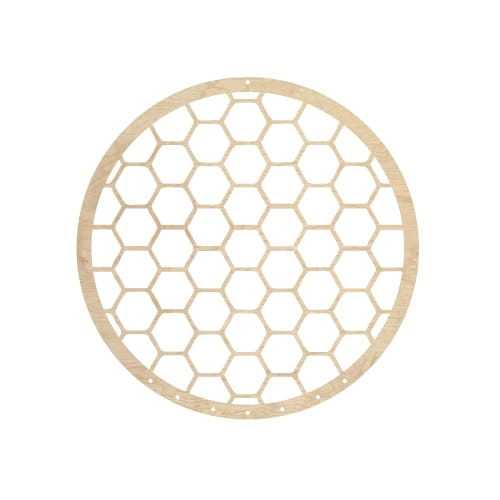 D891 Baza makramy 29cm - plaster miodu