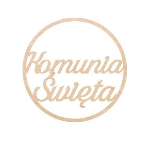 AD1405 Koło duże, obręcz na ścianę Komunia Święta