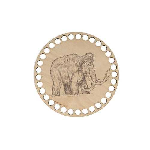 BSZ645-E Baza koszyka - grawer, koło 15cm - mamut