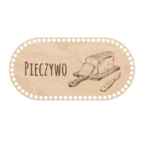BSZ648-E Baza koszyka, chlebaka - Pieczywo - wzór 2 owalny