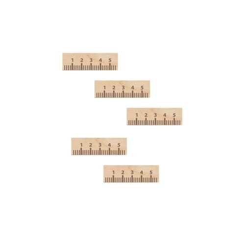 SD663E Scrapki grawerowane - linijki - 5 sztuk