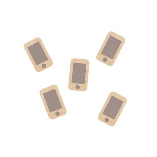 SD664E Scrapki grawerowane - smartfon - 5 sztuk