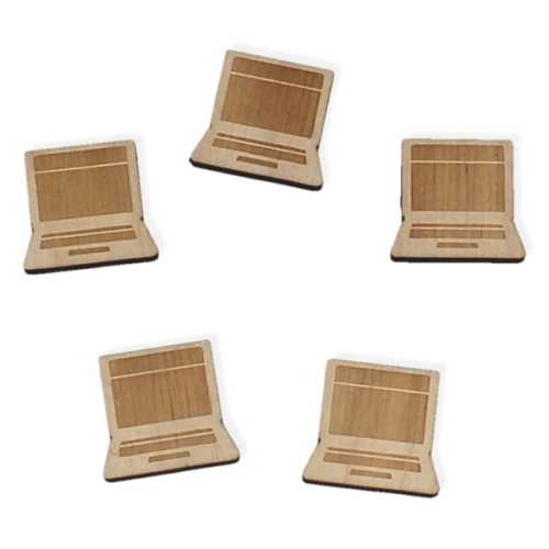 SD661E Scrapki grawerowane - laptop- 5 sztuk