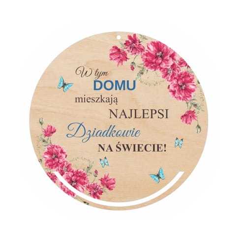 DC63-UV Baza makramy, łapacza snów - Dzień Babci i Dziadka - motylki