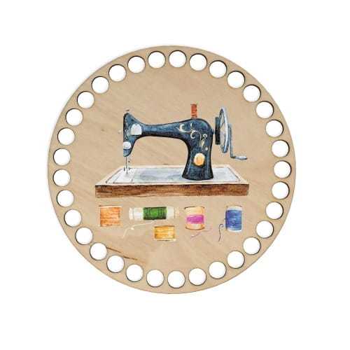BSZ704-UV Baza koszyka - nadruk, koło 15cm - maszyna do szycia