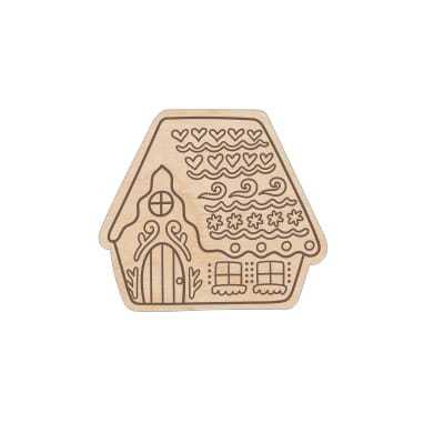 AD1422 Grawerowana zimowa chatka 1