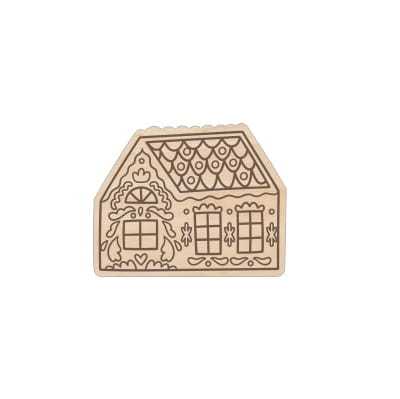 AD1426 Grawerowana zimowa chatka 5