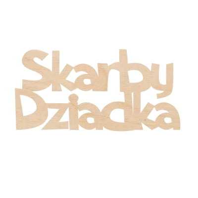 ND583 Napis - Skarby Dziadka - mały