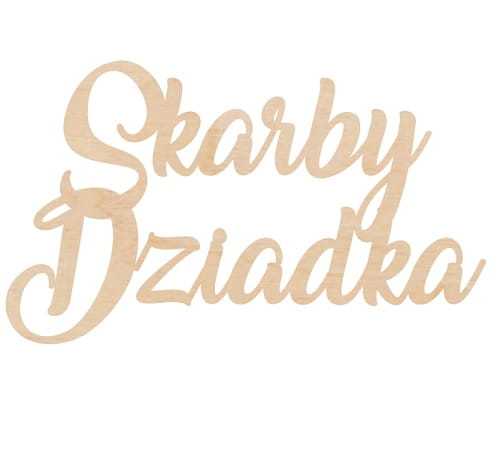 ND585 Napis - Skarby Dziadka - duży
