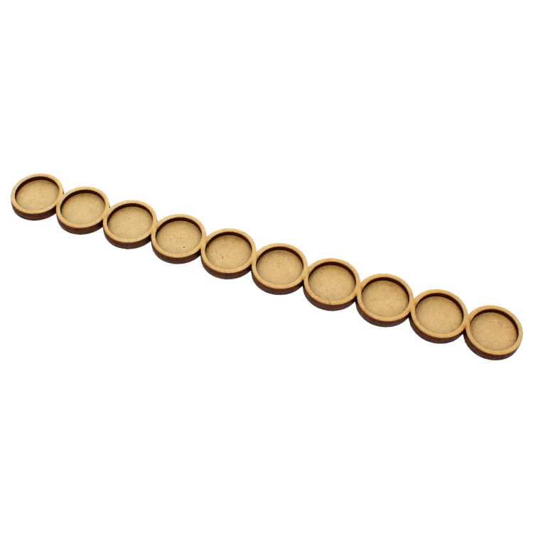 H024 Adapter tray 1x10 25,5mm -linia 1szt