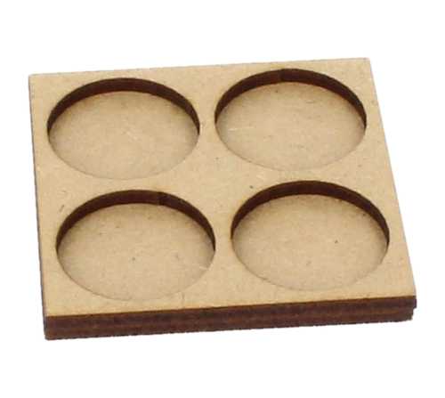 H072 Movement tray na podstawki 25mm -  3 szt