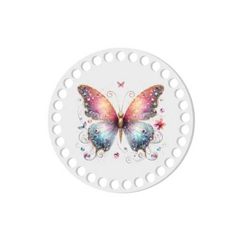 BSZ822-UVW Baza nadruk 15cm HDF połyskliwy błyszczący motyl