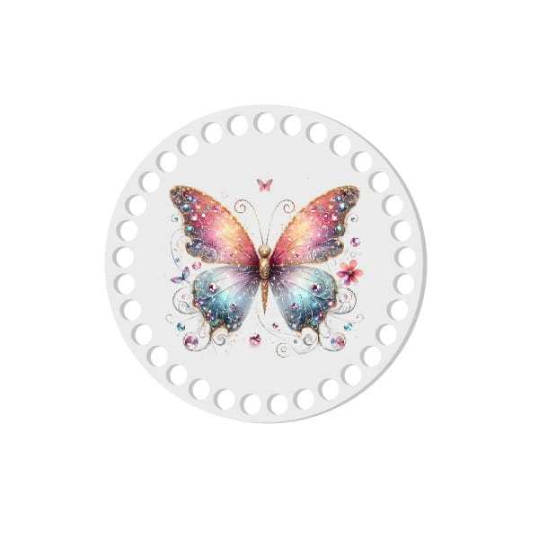 BSZ822-UVW Baza nadruk 15cm HDF połyskliwy błyszczący motyl