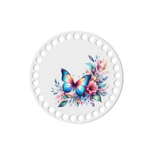 BSZ831-UVW Baza nadruk 15cm HDF kolorowy motyl