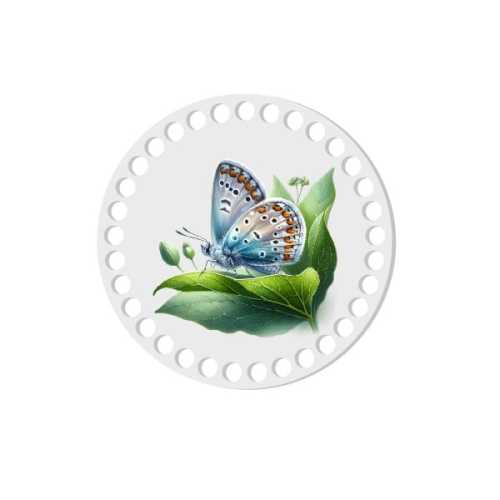 BSZ835-UVW Baza nadruk 15cm HDF szary motyl