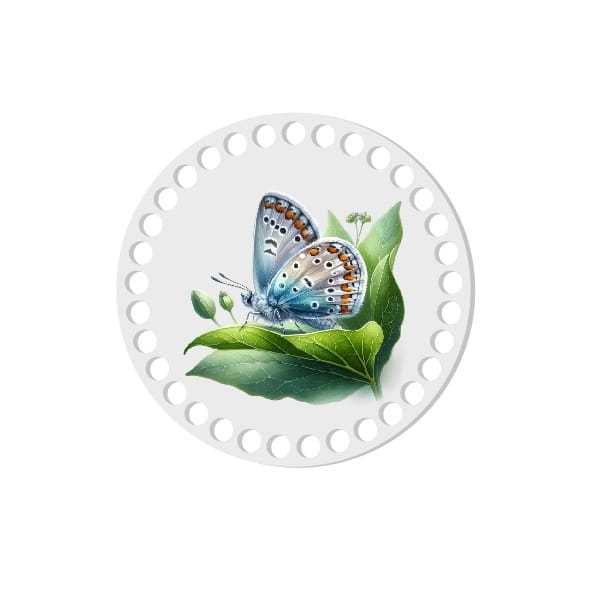 BSZ835-UVW Baza nadruk 15cm HDF szary motyl