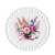BSZ865-UVW Baza nadruk 17cm HDF bukiet gladiole