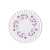 BSZ877-UVW Baza nadruk 17cm HDF fioletowe kwiaty wianek