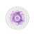 BSZ883-UVW Baza nadruk 17cm HDF mandala fioletowa