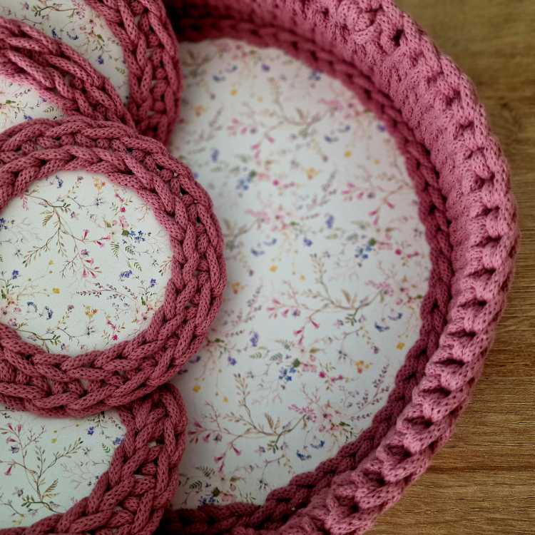 BSZ889 Baza koszyka - koło 17cm HDF biały