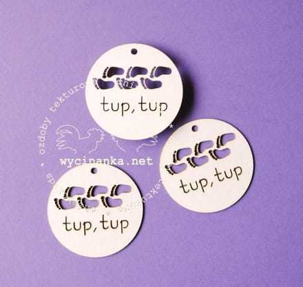 zawieszki "tup,tup"