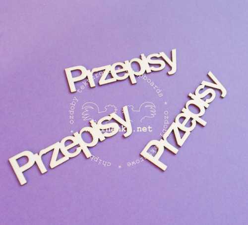 zestaw napisów "Przepisy"