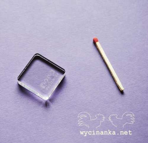 bloczek do mocowania stempli, 1x1"