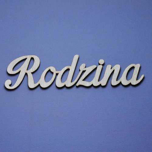ND056-M Rodzina - napis drewniany
