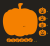 halloween - dynie, zestaw
