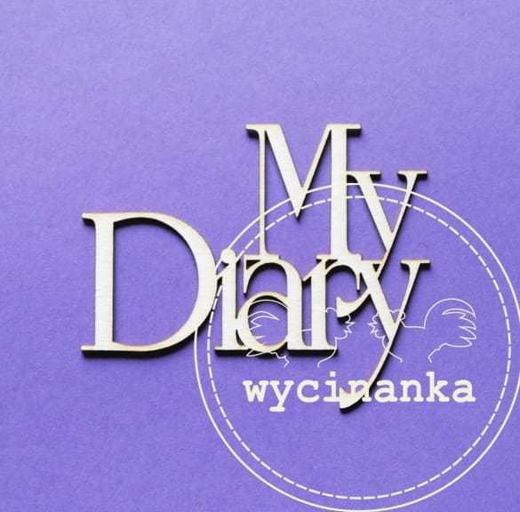 napis "My Diary"