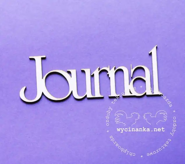 napis "Journal"