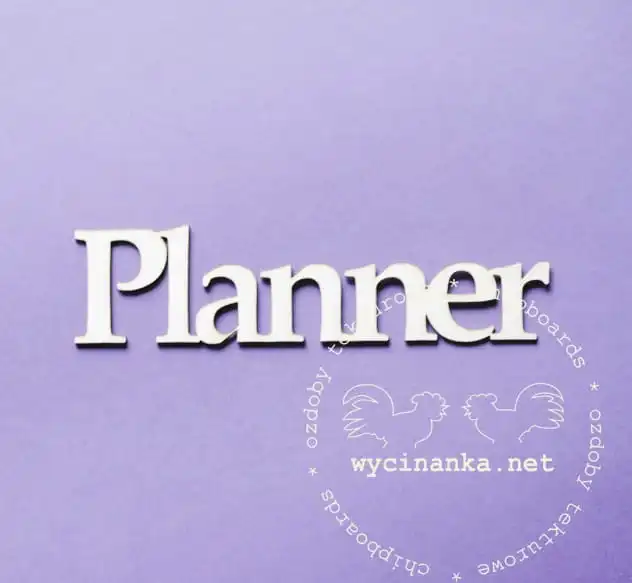 napis "Planner"