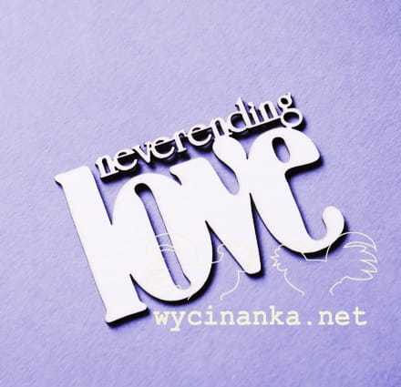 napis "neverending love"