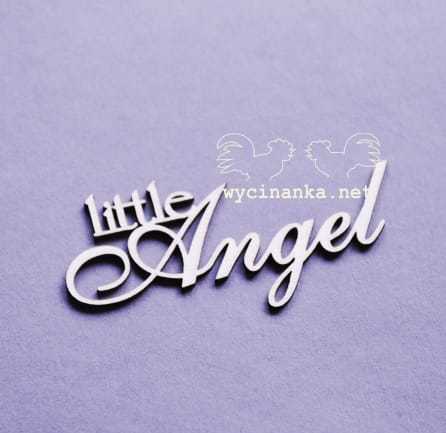 napis "little Angel"