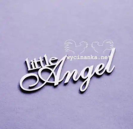 napis "little Angel"