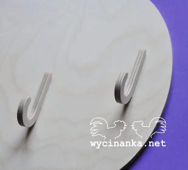 wieszak - jabłko,sklejka 6 mm
