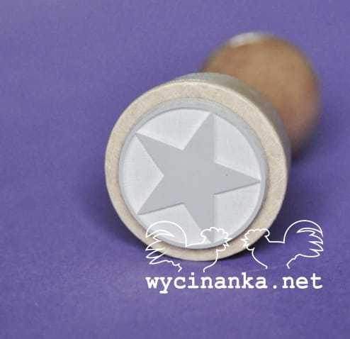 stempel gumowy gwiazdka, wz. 3