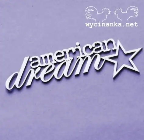 AMERICAN DREAM - napis