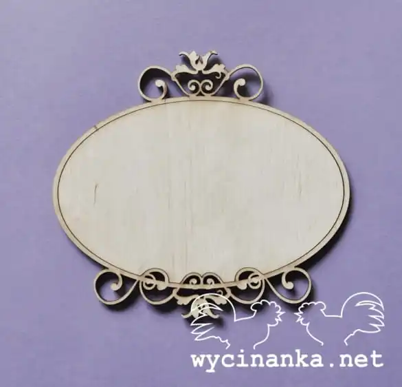 SWEET DREAMS - ramka z szyldem, wzór 1, sklejka 3mm